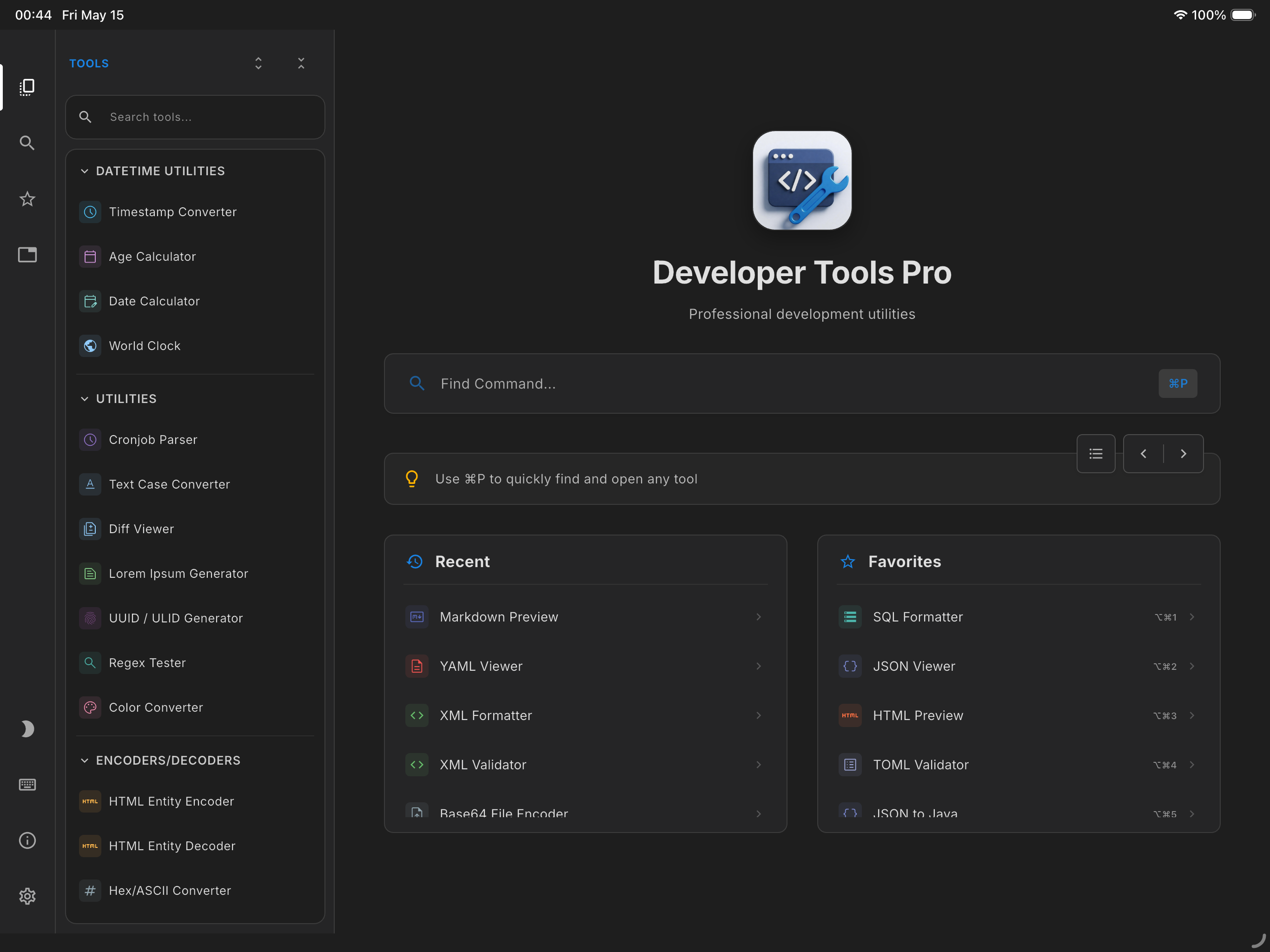 iPadOS - Dark
