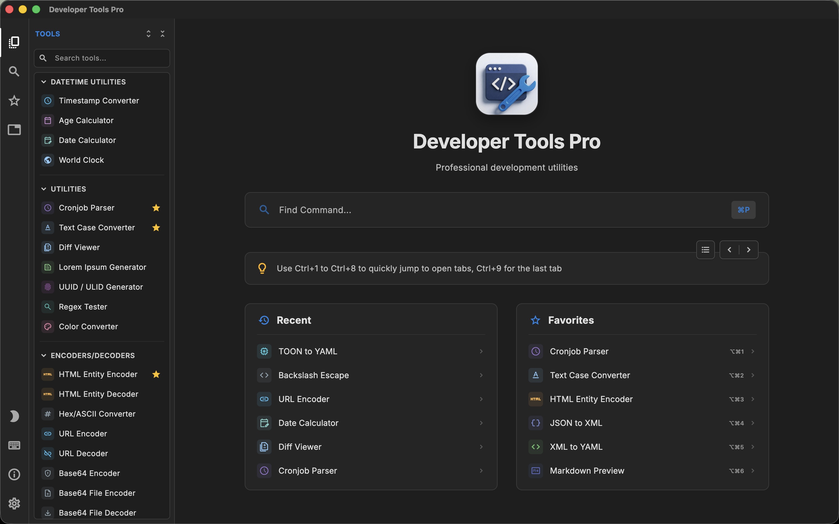 macOS - Dark